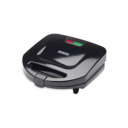 Usha 750 W ST4272 G Non-Stick Food Grade Material Sandwich Griller (Black) with 2 years warranty