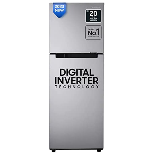 SAMSUNG 236 L Frost Free Double Door 1 Star Refrigerator  (GRAY SILVER, RT28C3021GS/NL SAMSUNG REF)