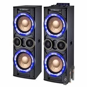 DH Discovery DJ 801 3000 W Bluetooth Tower Speaker  (Grey, 2.0 Channel)