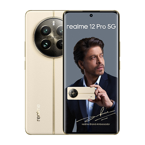 Realme 12 Pro 5G Dual Sim Smartphone (8GB RAM, 256GB Storage) 6.7 inch 120Hz FHD+ Display | Snapdragon® 6 Gen 1 Processor (Navigator Beige)