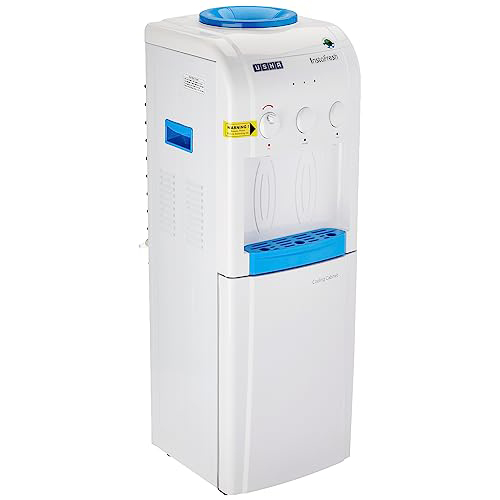 Usha 18U FCC Instafresh Floor Standing Bottled Water Dispenser with storage cabinet