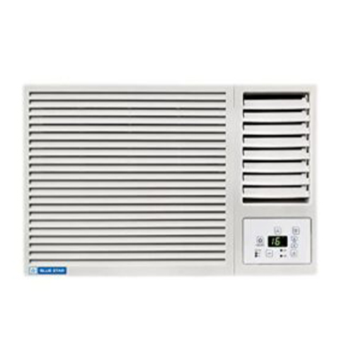 Blue Star 1 Ton 2 Star Fixed Speed Window AC (Copper, Turbo Cool, Hydrophilic Blue Fins, Dust Filters, Self-Diagnosis, 2023 Model, WFB212GN, White)